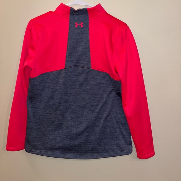 YOUTH under armour 1/4 zip fleece pullover - Picture 2 of 3